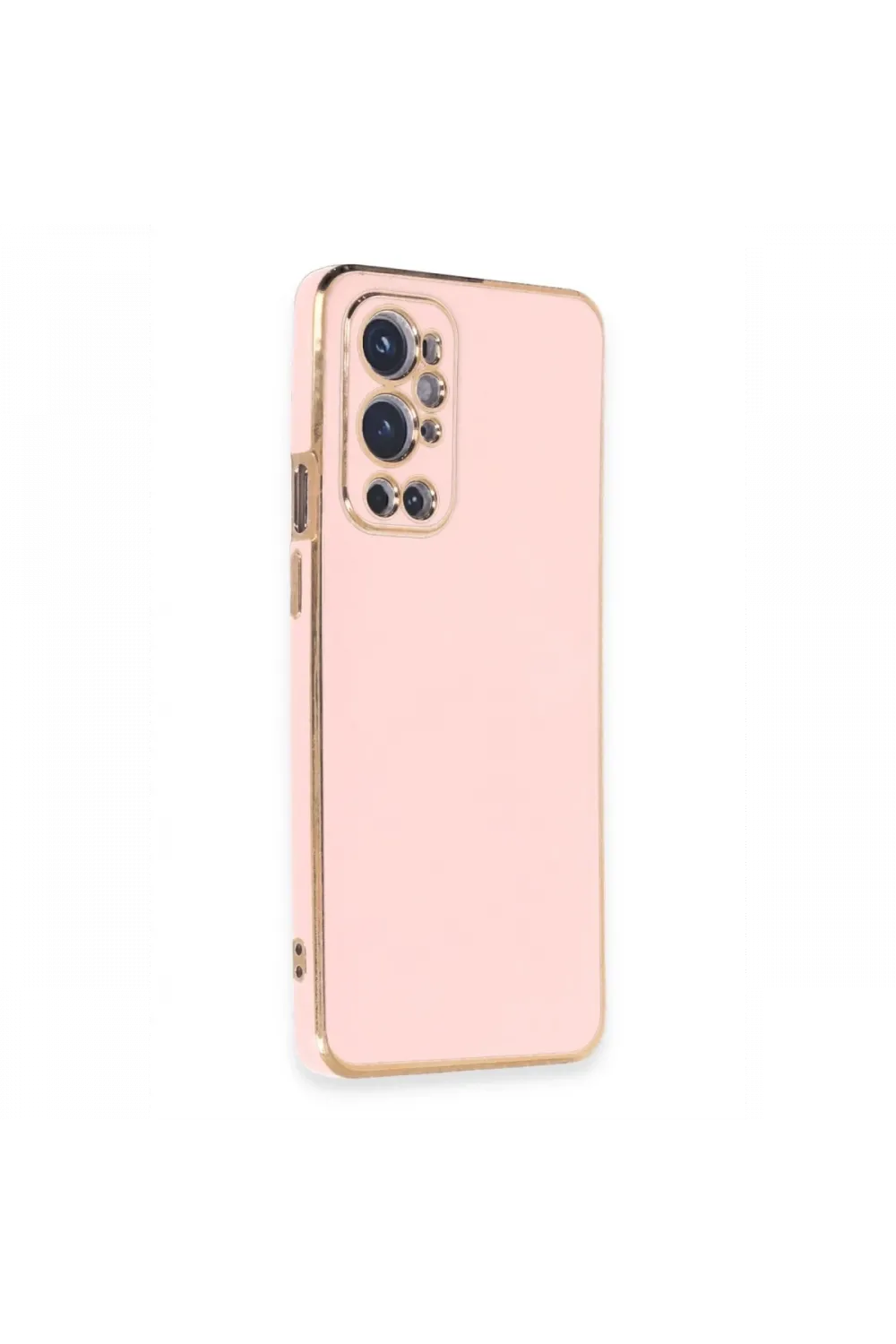 One Plus 9 Pro Kılıf Volet Silikon - Pembe
