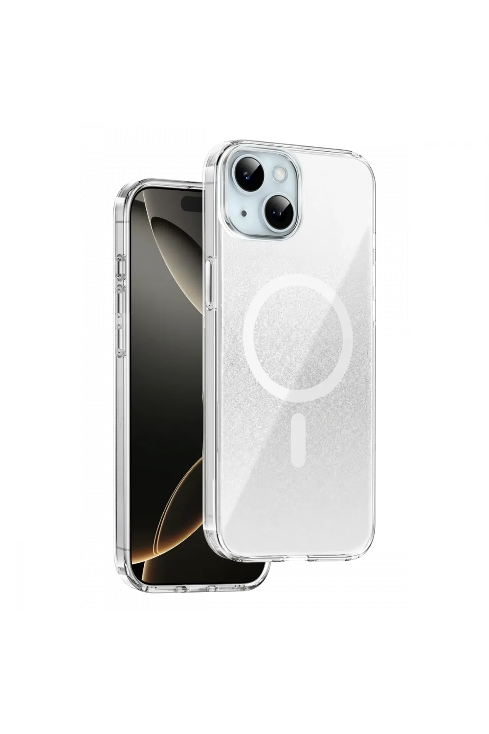 Onegif Apple İphone 14 Sora Simli Magsafe Kapak - Beyaz