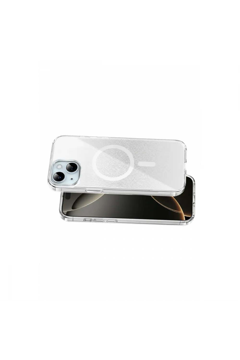 Onegif Apple İphone 14 Sora Simli Magsafe Kapak - Beyaz