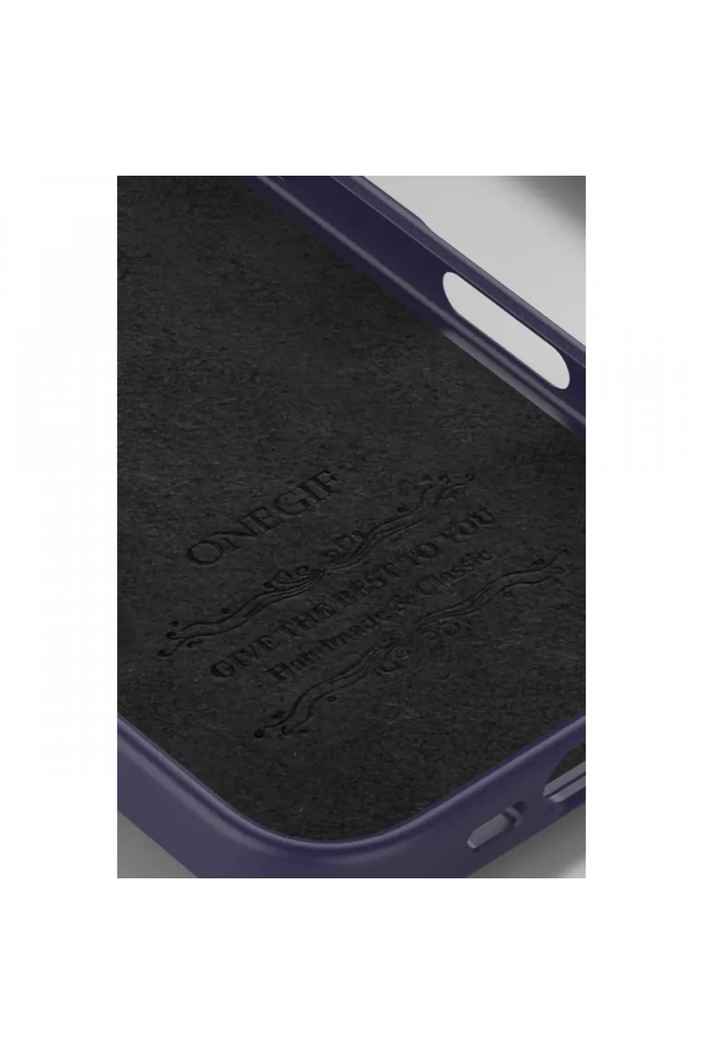 Onegif Apple iPhone 16 Pro Max Bright Simli Kapak - Derin Mor