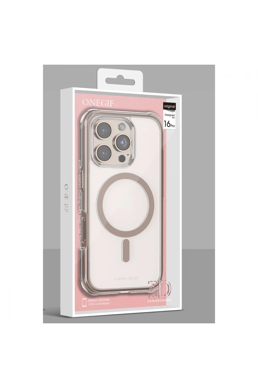 Onegif Apple İphone 16 Pro Max Hulk Magsafe Kapak - Siyah