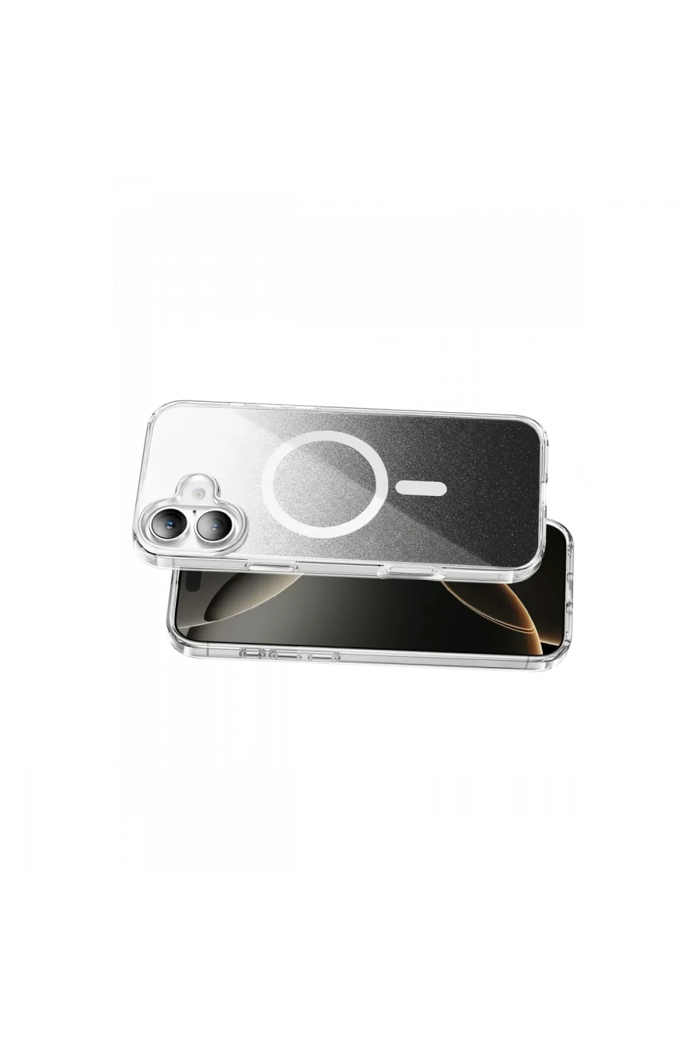 Onegif Apple İphone 16 Sora Simli Magsafe Kapak - Siyah