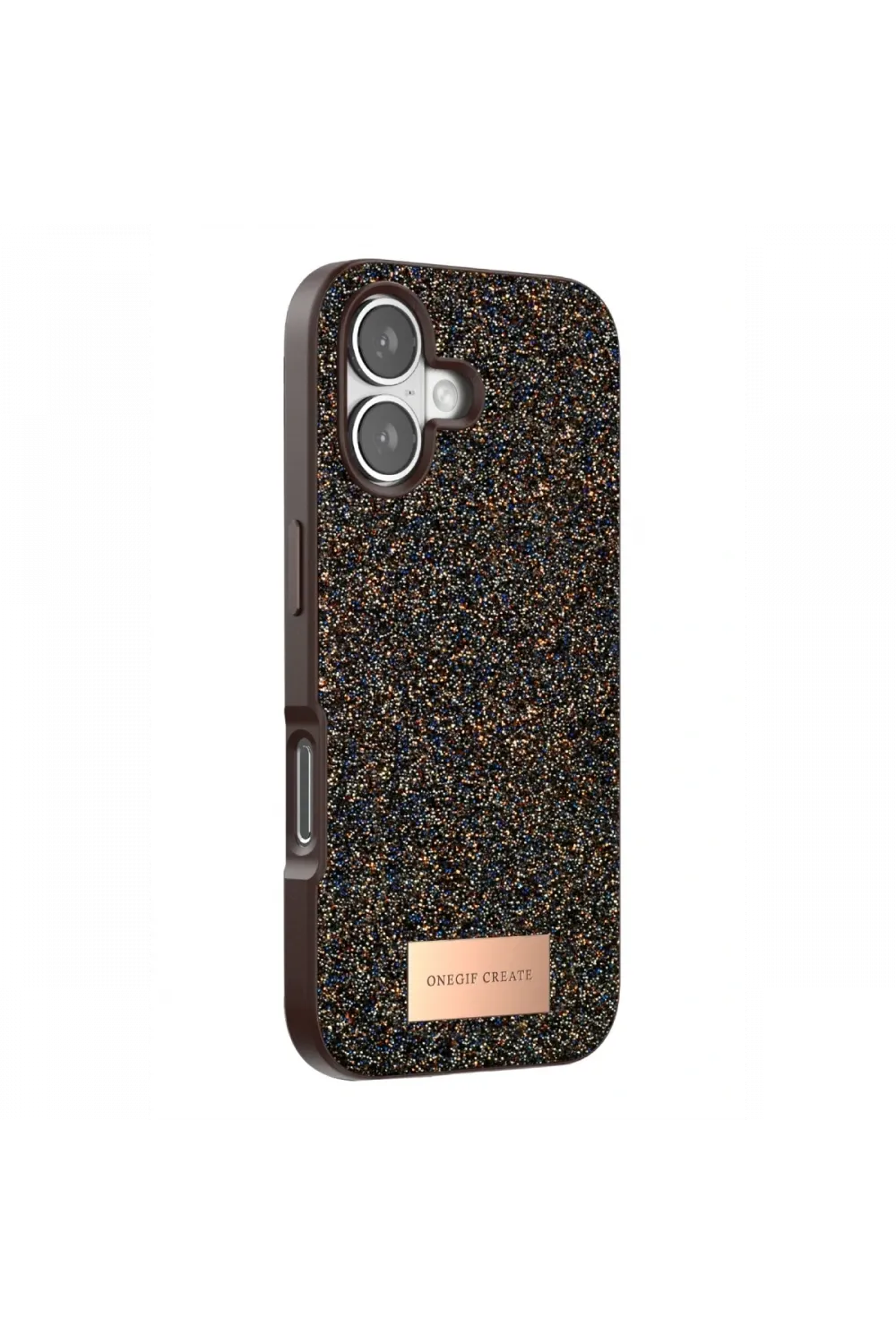 Onegif Apple iPhone 17 Bright Simli Kapak - Gold
