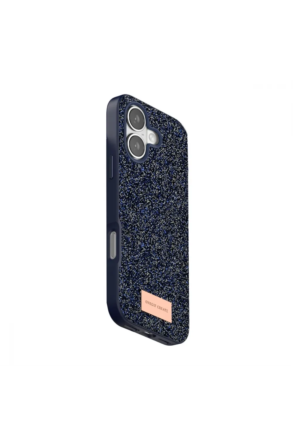 Onegif Apple İphone 17 Bright Simli Kapak - Mavi