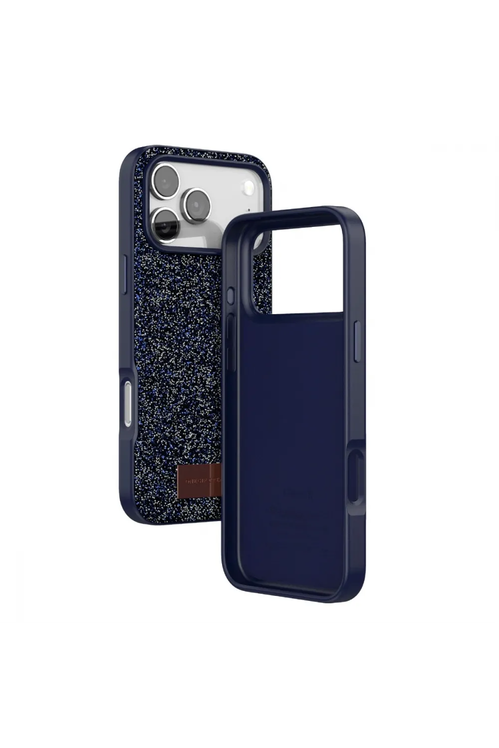 Onegif Apple İphone 17 Pro Bright Simli Kapak - Mavi
