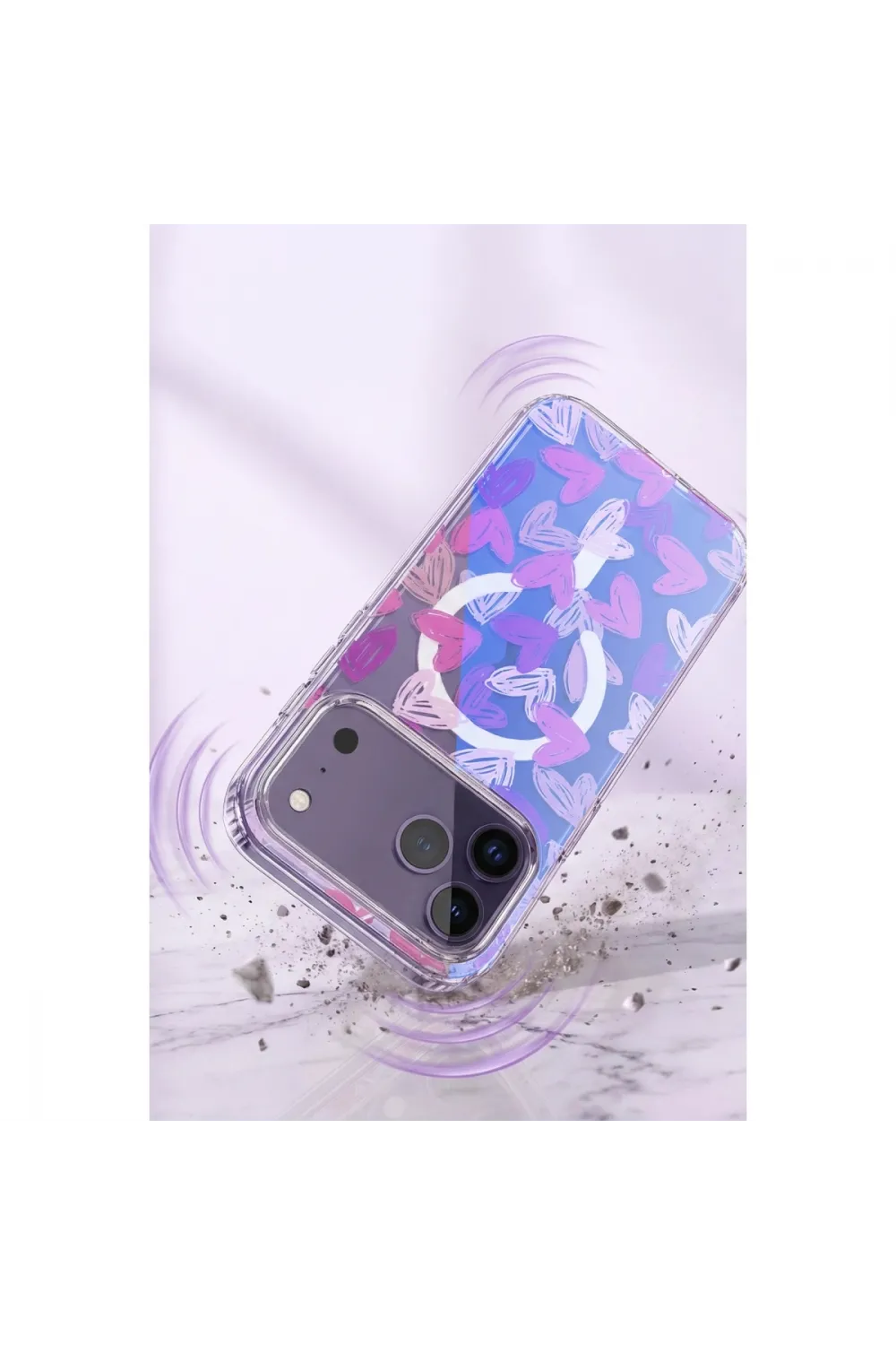 Onegif Apple İphone 17 Pro Max Desina Magsafe Kapak - Desen 6