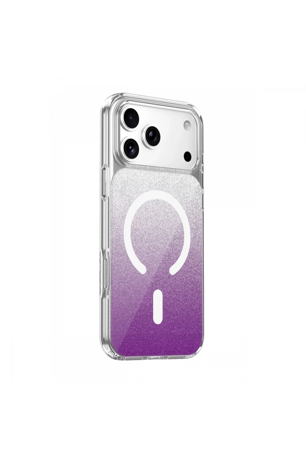 Onegif Apple İphone 17 Pro Max Sora Simli Magsafe Kapak - Mor