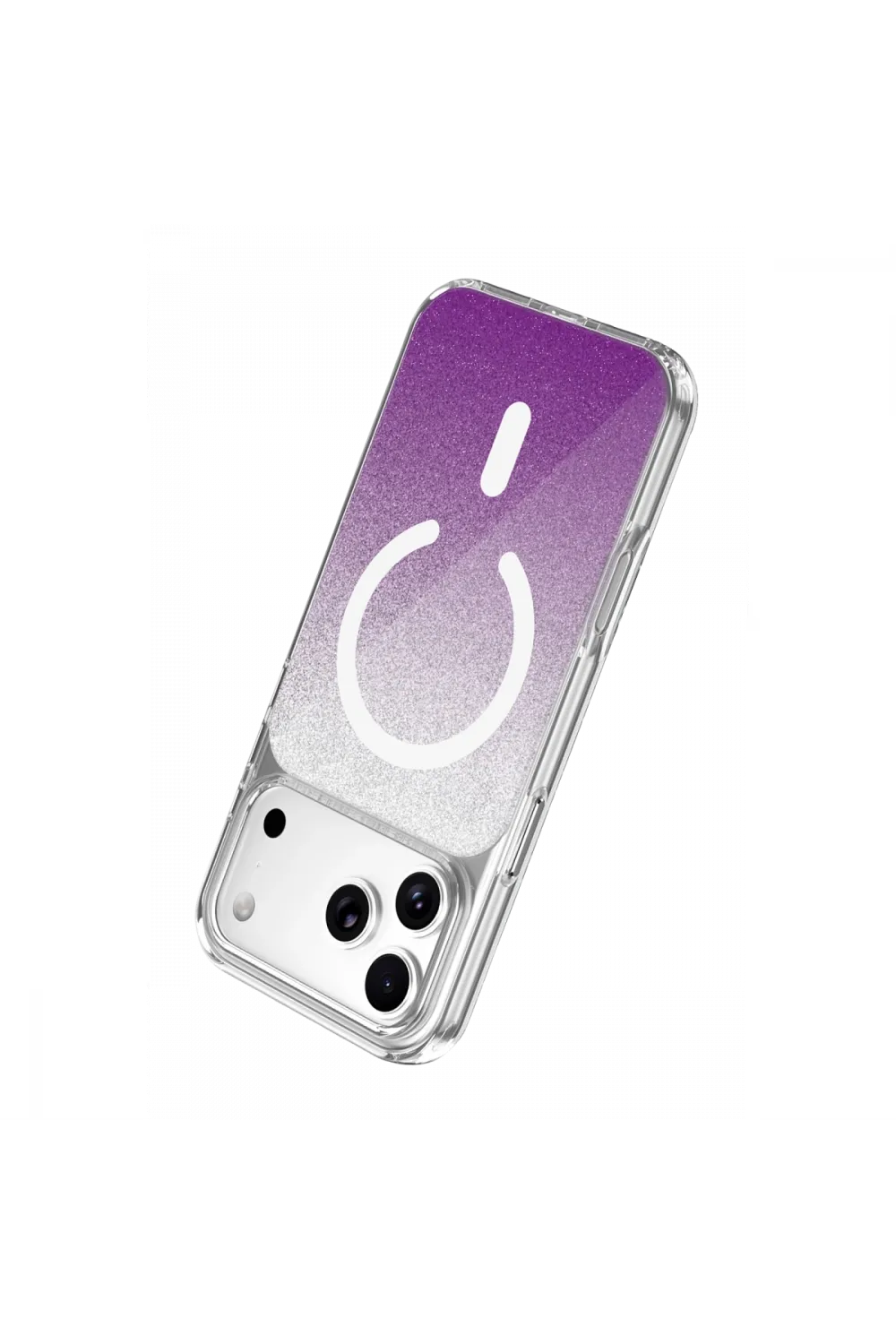 Onegif Apple İphone 17 Pro Max Sora Simli Magsafe Kapak - Mor