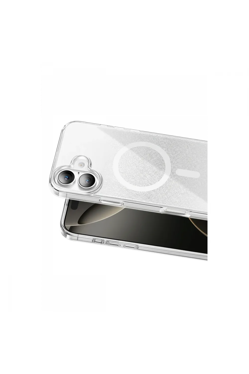 Onegif Apple İphone 17 Sora Simli Magsafe Kapak - Beyaz