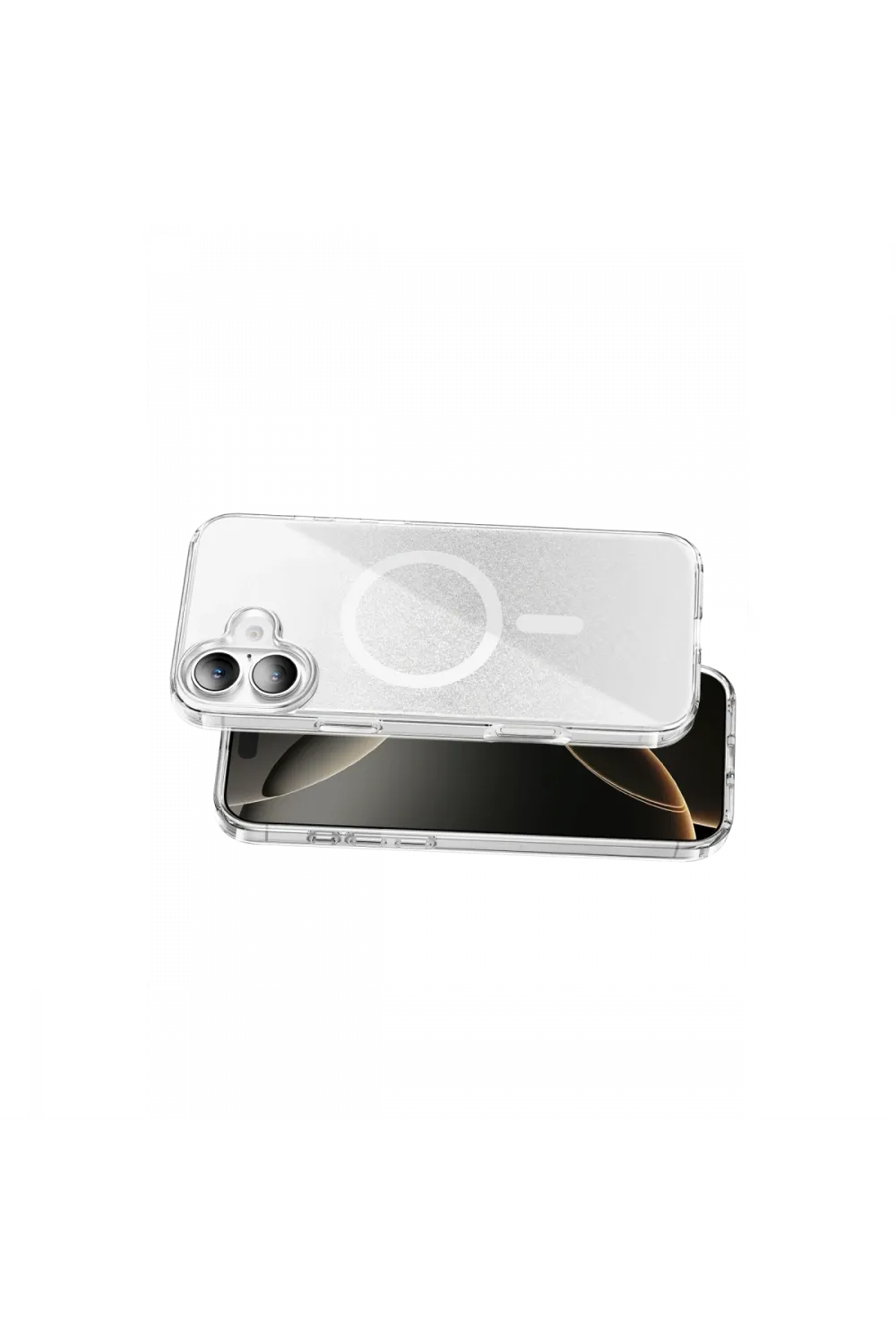Onegif Apple İphone 17 Sora Simli Magsafe Kapak - Beyaz