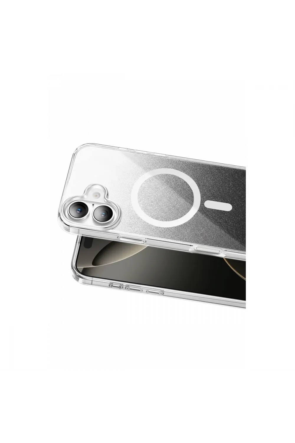 Onegif Apple İphone 17 Sora Simli Magsafe Kapak - Siyah