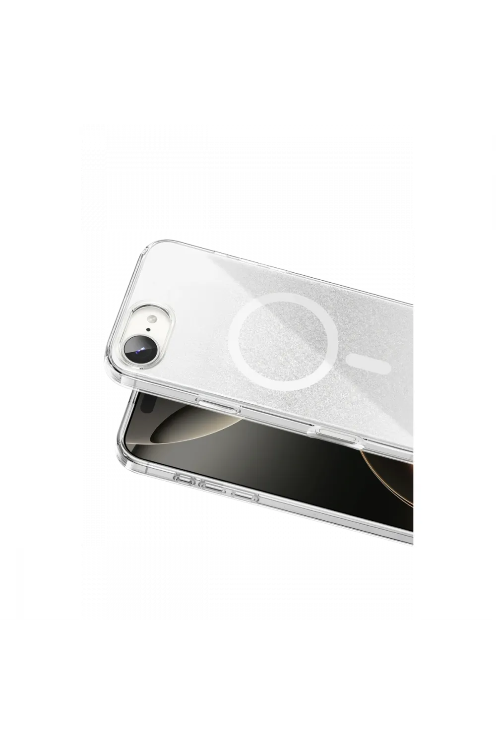 Onegif Apple İphone 17e Sora Simli Magsafe Kapak - Beyaz