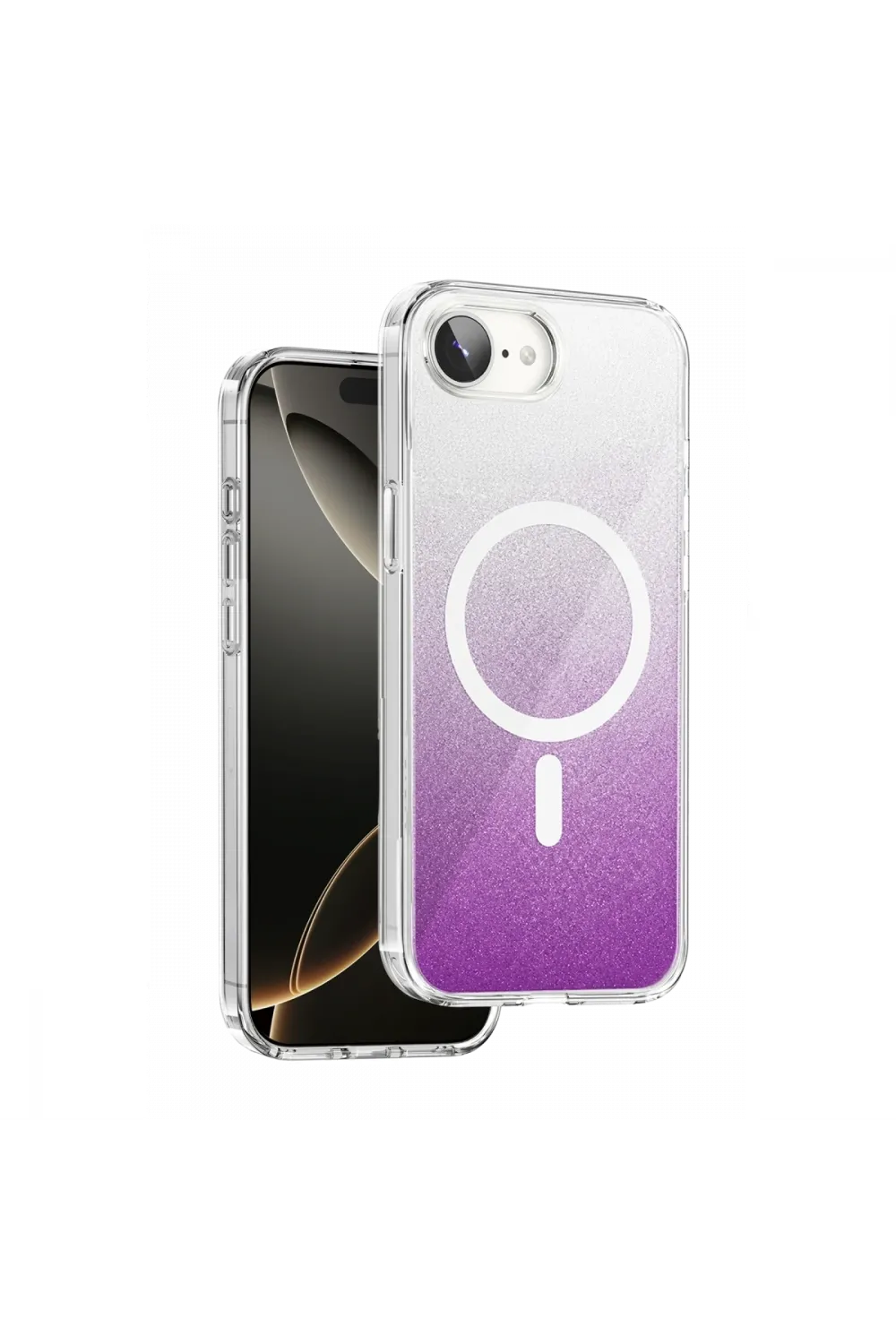 Onegif Apple İphone 17e Sora Simli Magsafe Kapak - Mor