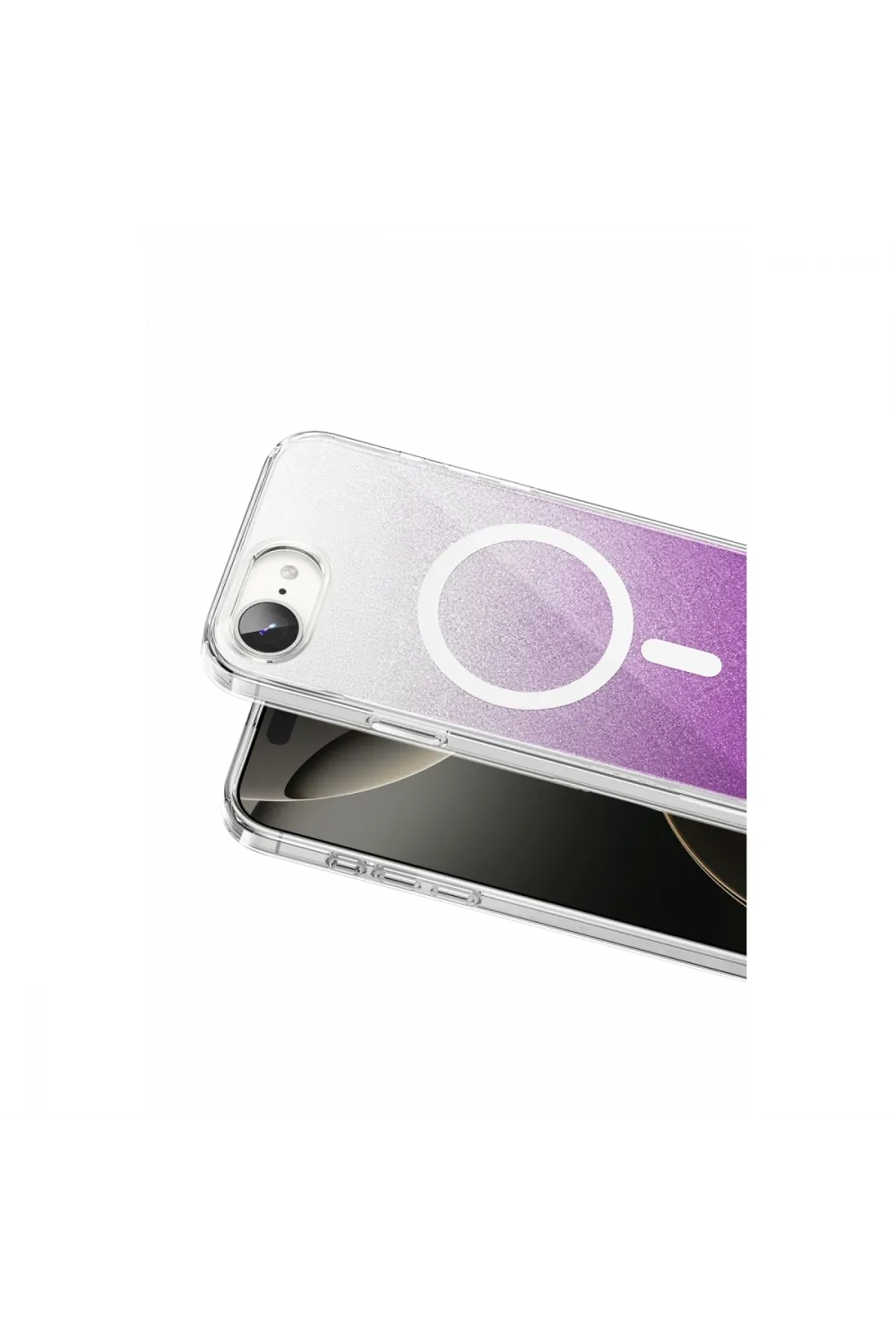 Onegif Apple İphone 17e Sora Simli Magsafe Kapak - Mor