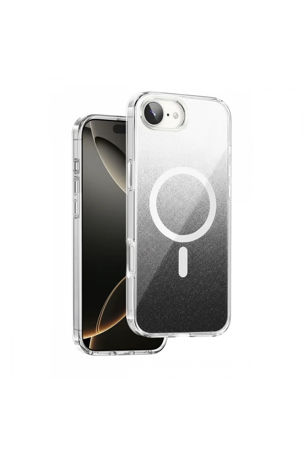 Onegif Apple İphone 17e Sora Simli Magsafe Kapak - Siyah