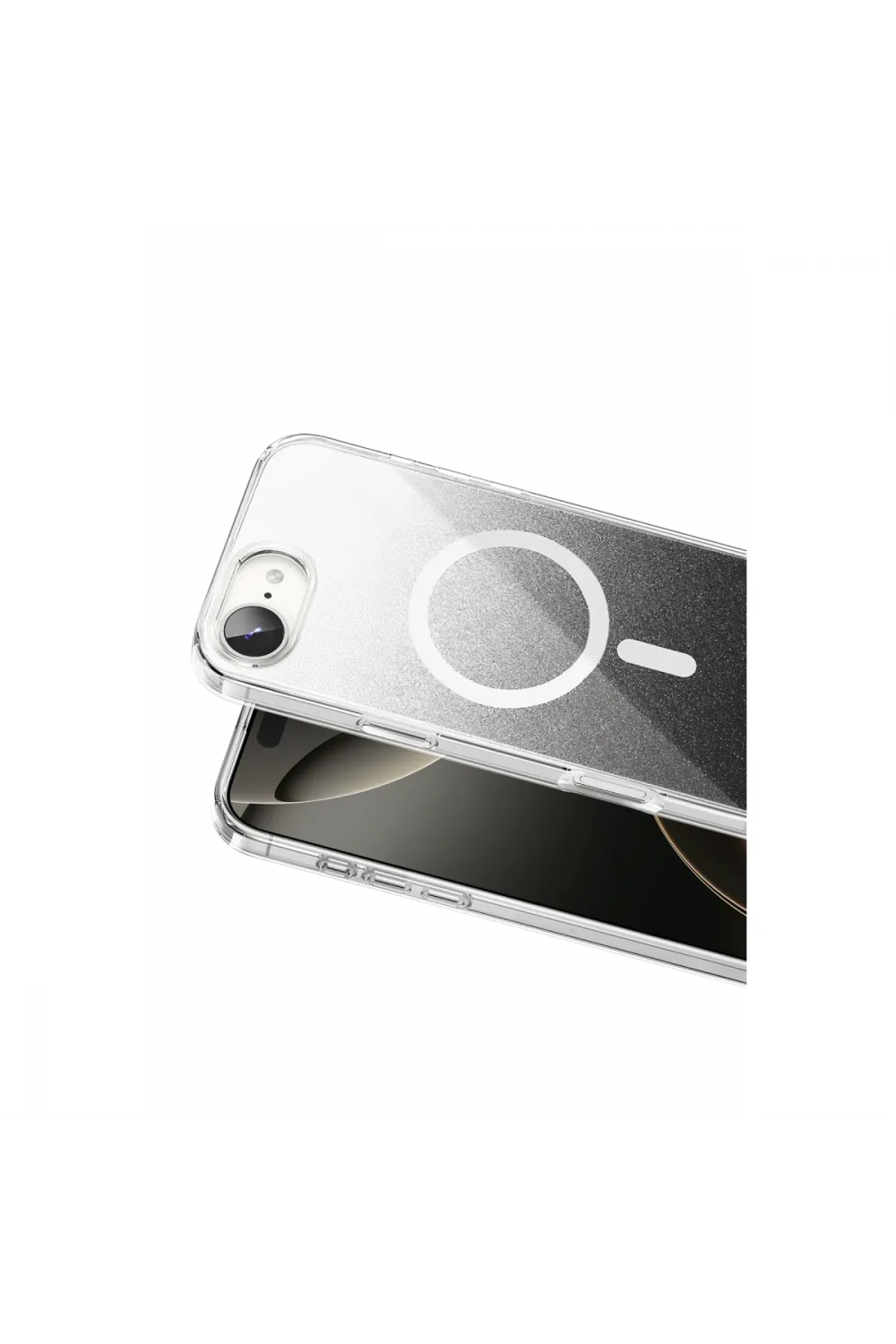 Onegif Apple İphone 17e Sora Simli Magsafe Kapak - Siyah