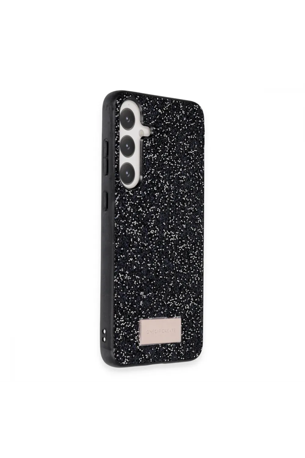 Onegif Samsung Galaxy A05s Bright Simli Kapak - Siyah