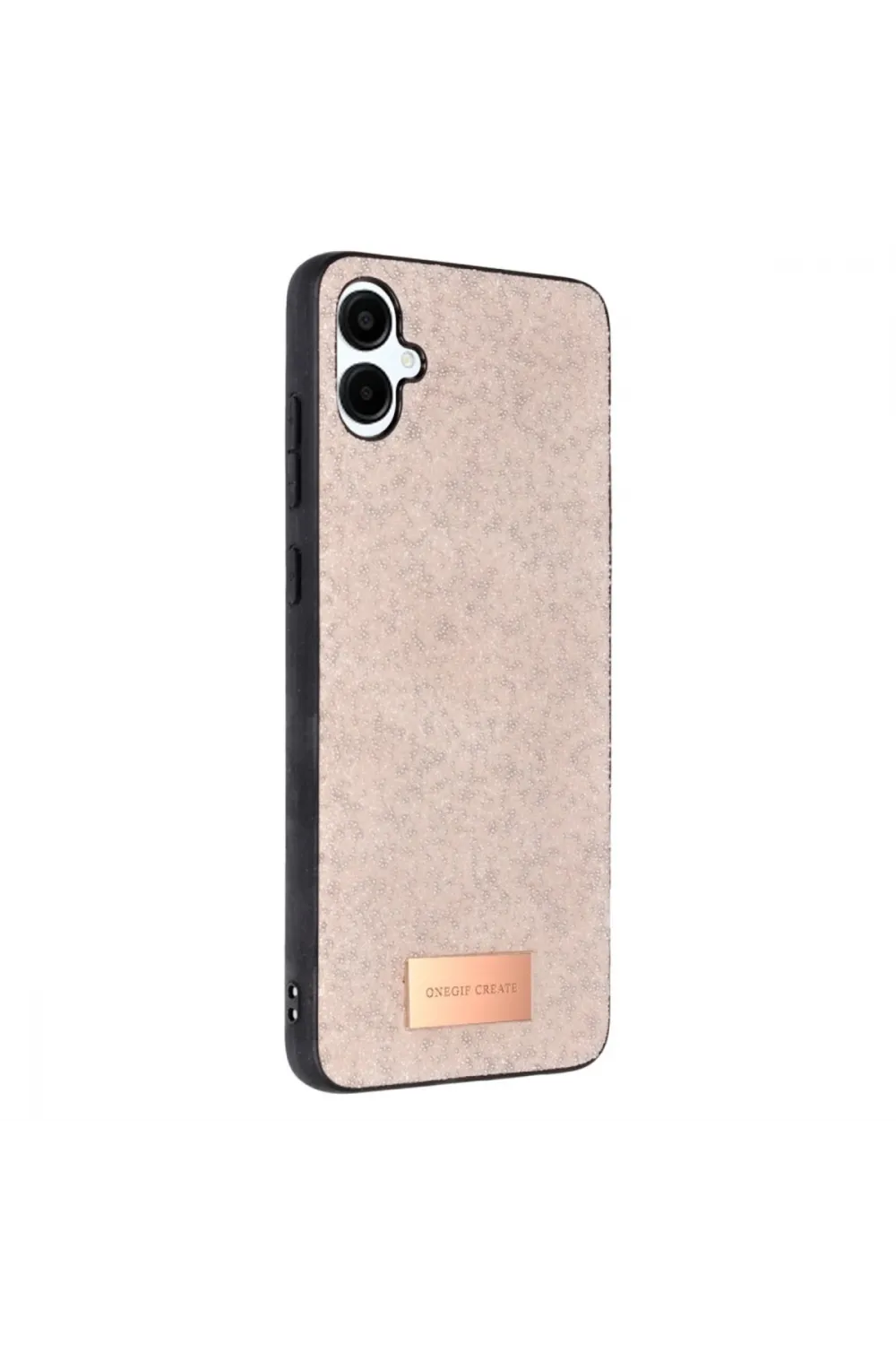Onegif Samsung Galaxy A06 Bright Simli Kapak - Pembe