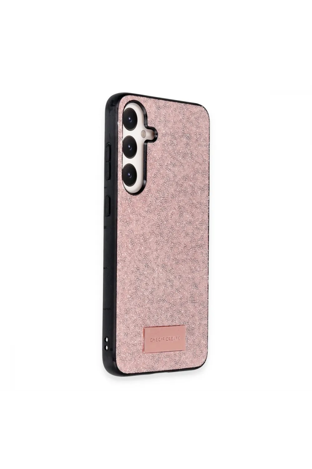 Onegif Samsung Galaxy A55 5g Bright Simli Kapak - Pembe