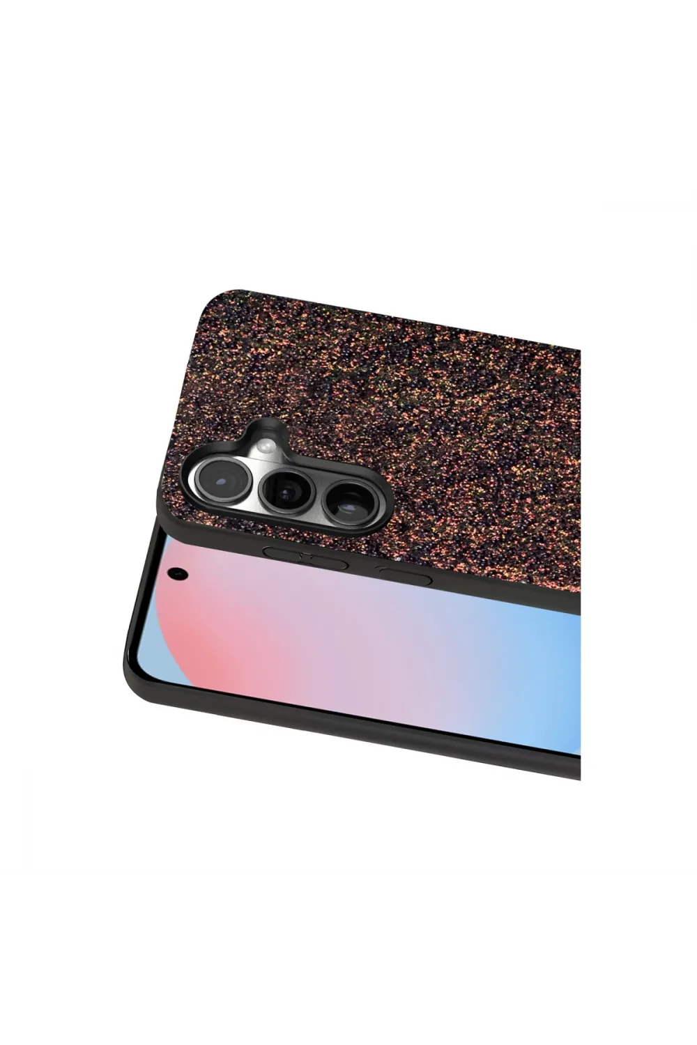 Onegif Samsung Galaxy S24 Plus Bright Simli Kapak - Derin Mor