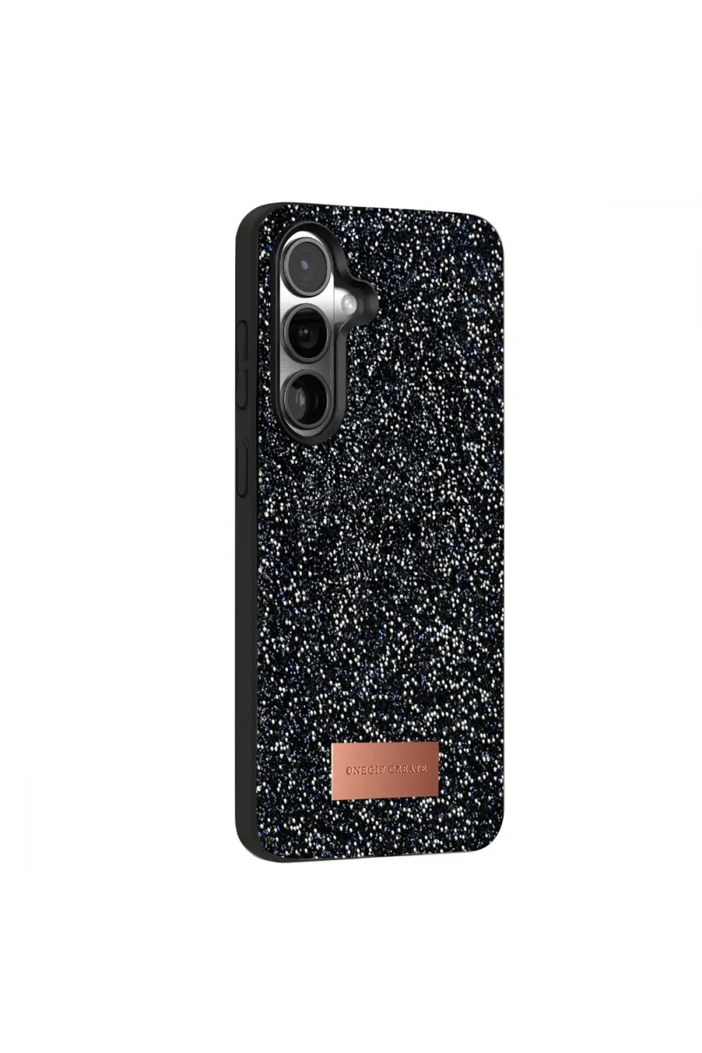 Onegif Samsung Galaxy S24 Plus Bright Simli Kapak - Siyah