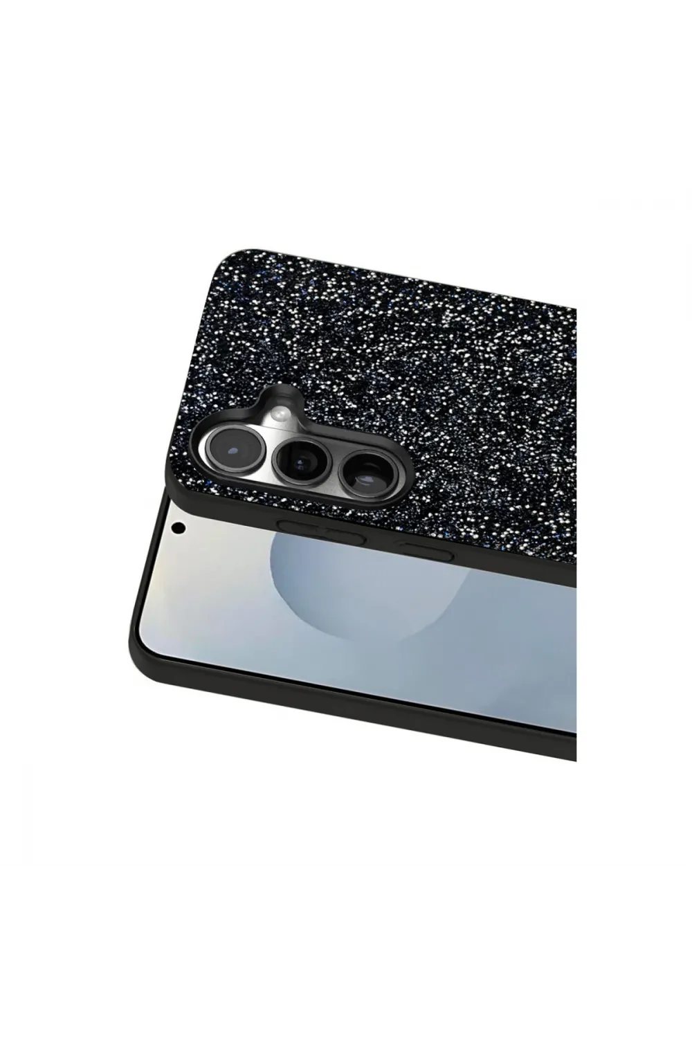 Onegif Samsung Galaxy S25 Plus Bright Simli Kapak - Siyah