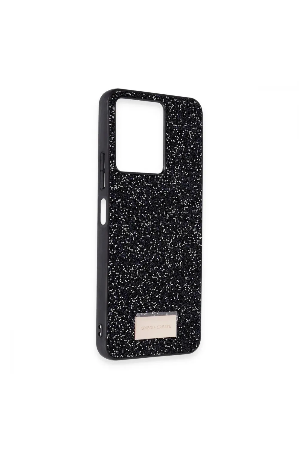Onegif Xiaomi Redmi 13c Bright Simli Kapak - Siyah