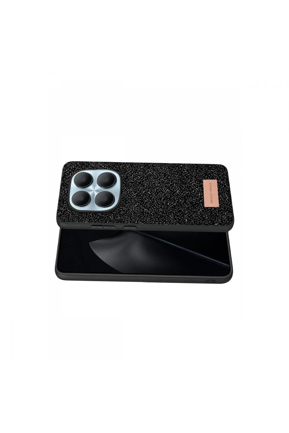 Onegif Xiaomi Redmi Note 15 Pro 4g Bright Simli Kapak - Siyah