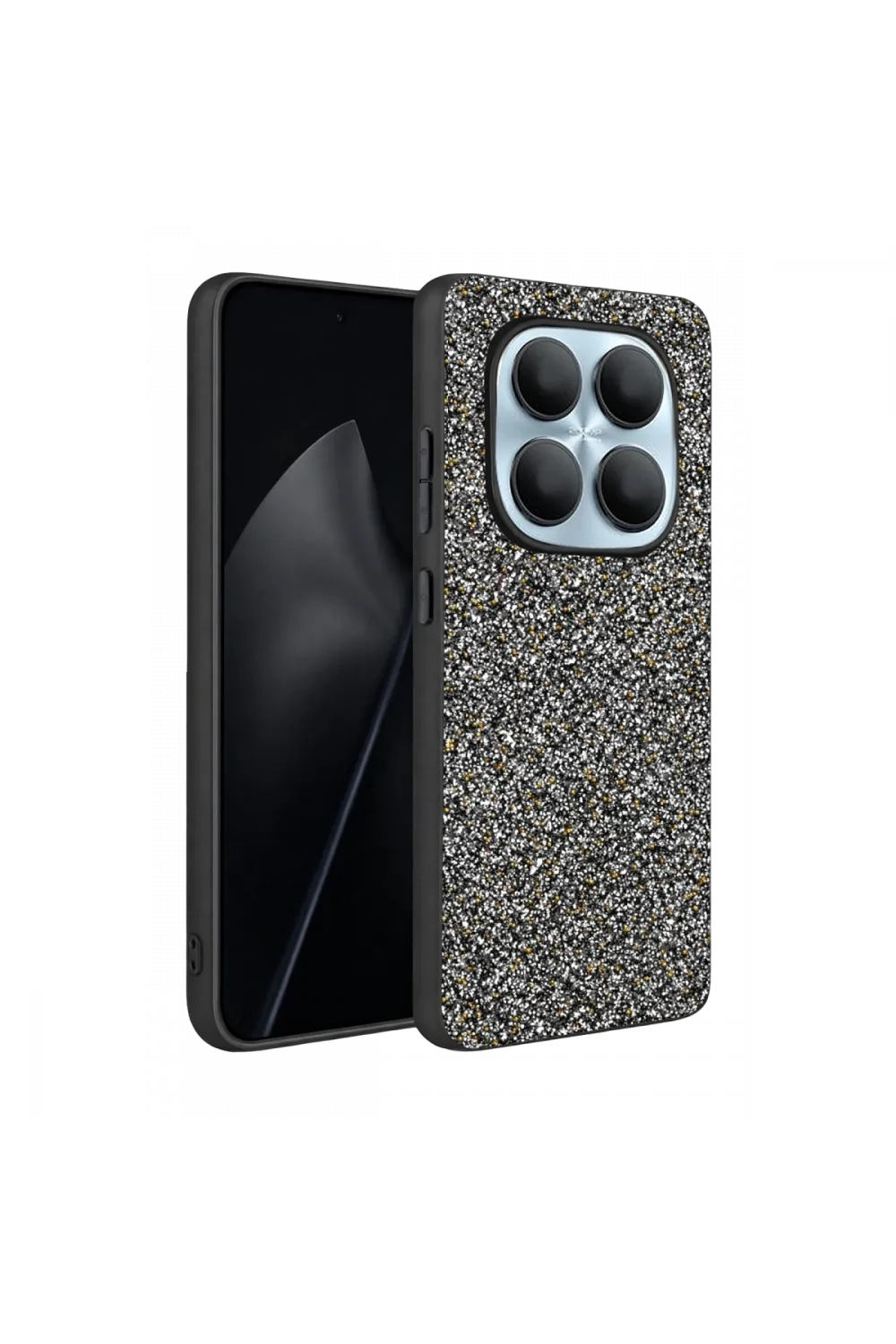 Onegif Xiaomi Redmi Note 15 Pro 5g Bright Simli Kapak - Gold