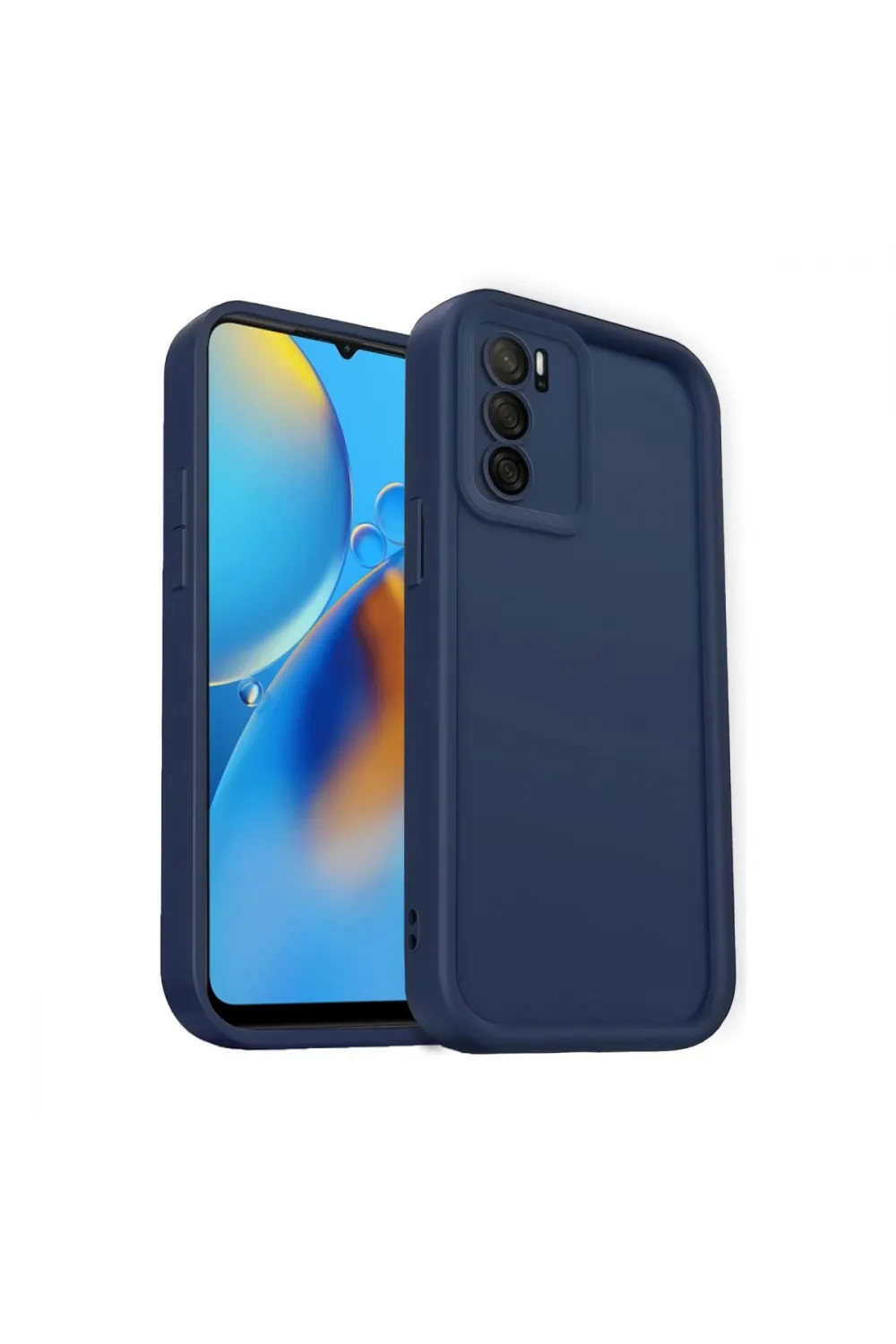 Oppo A16 Kılıf Viera Silikon - Lacivert