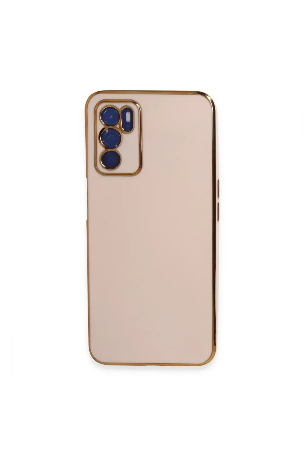 Oppo A16 Kılıf Volet Silikon - Pembe