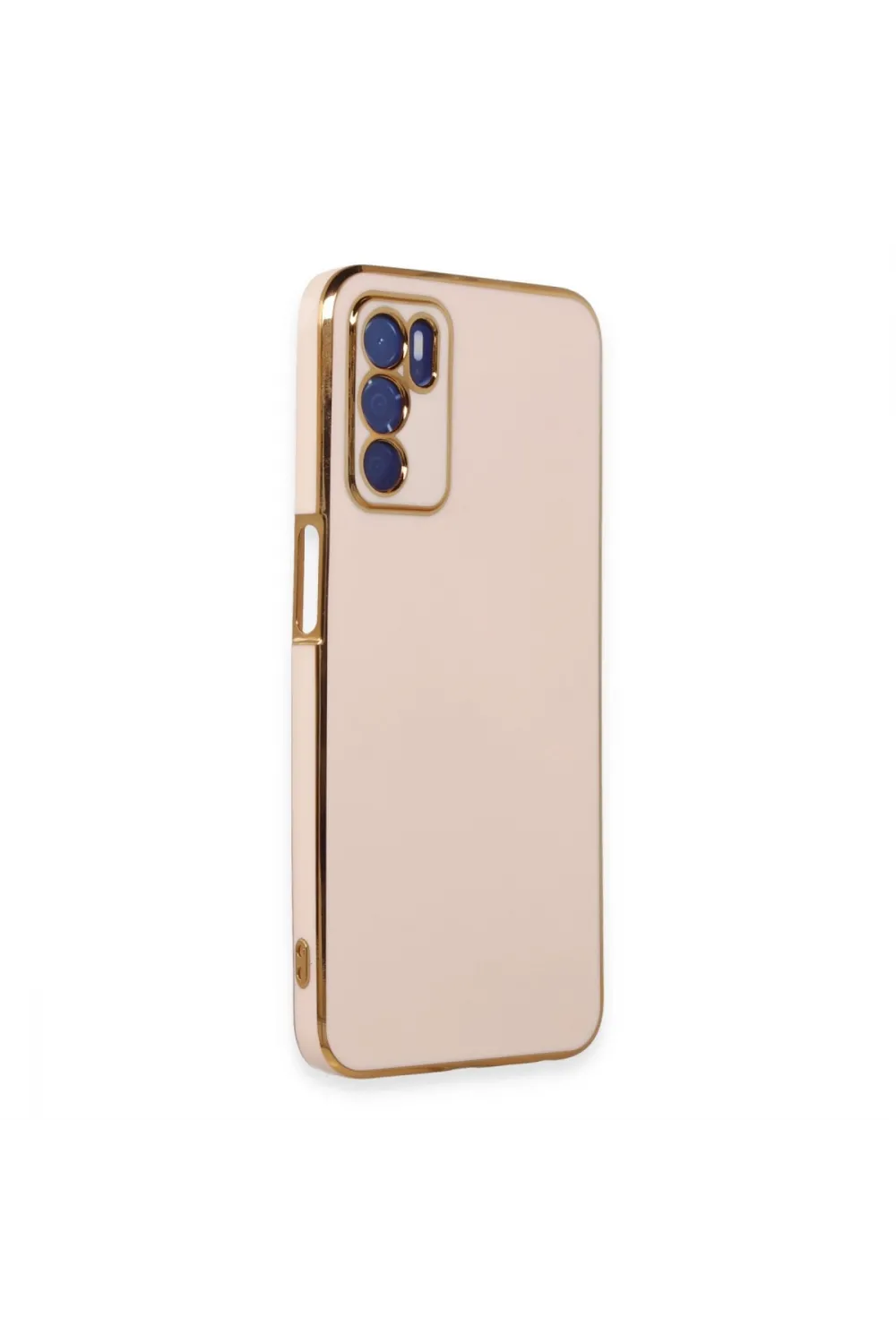 Oppo A16 Kılıf Volet Silikon - Pembe