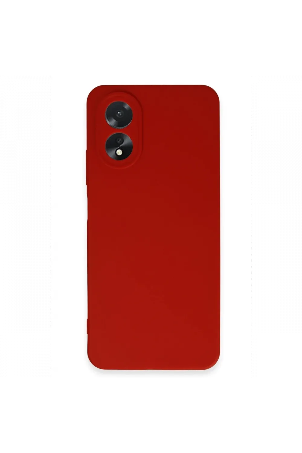 Oppo A38 Kılıf First Silikon - Kırmızı