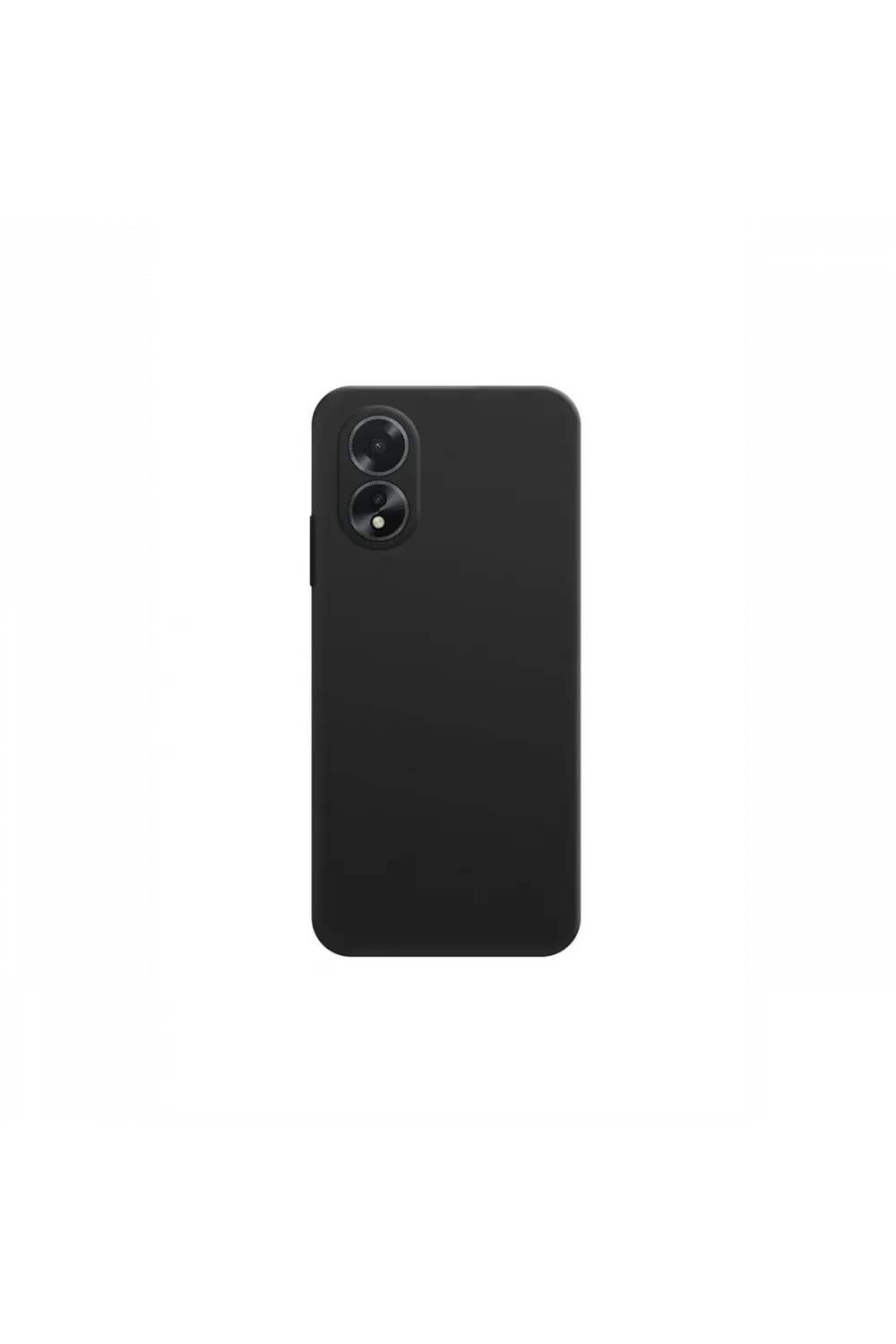 Oppo A38 Kılıf First Silikon - Siyah