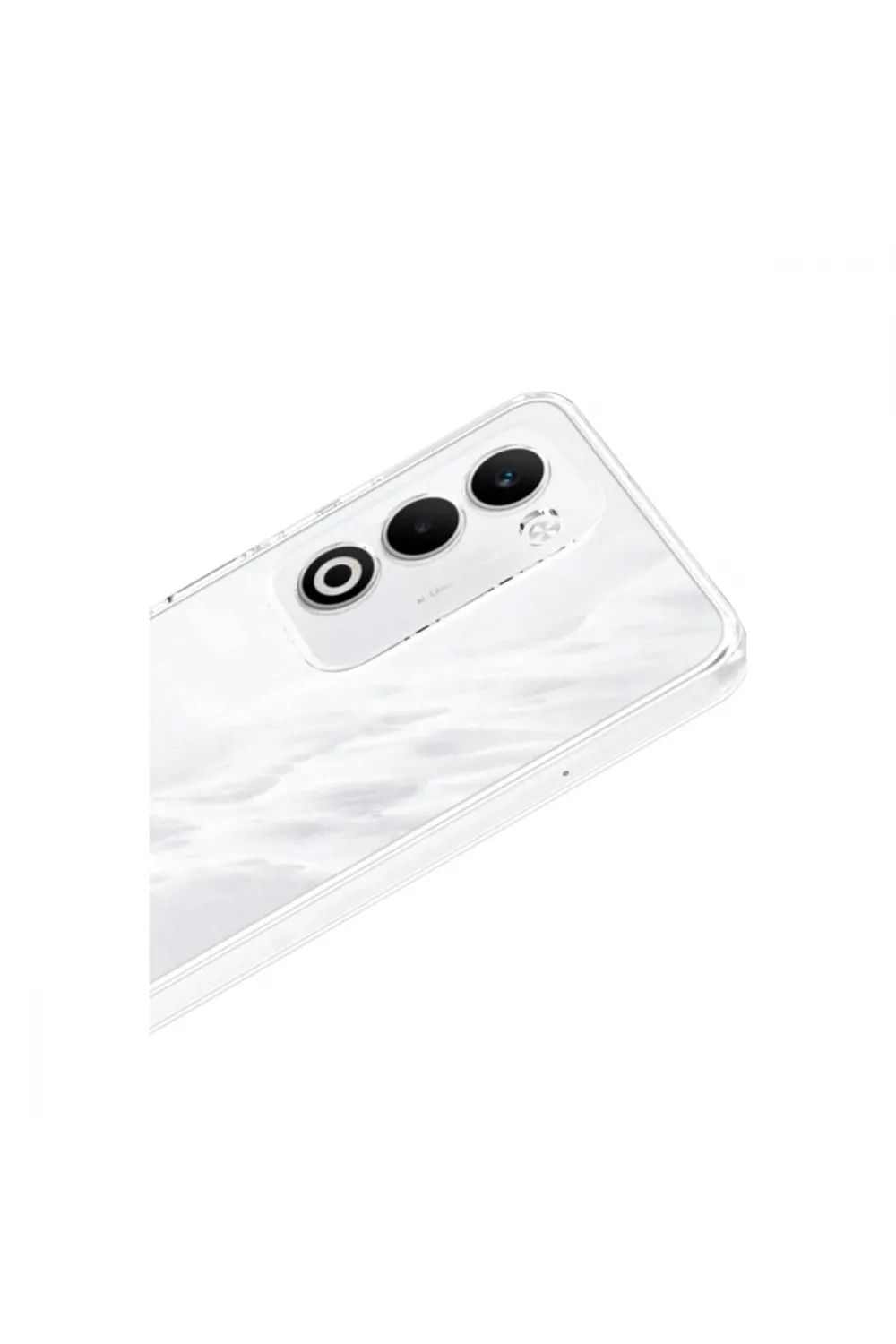 Oppo A5 4g Lüx Şeffaf Silikon - Şeffaf