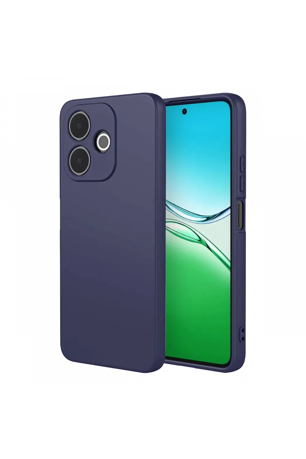 Oppo A5 Pro 4G First Silikon - Lacivert