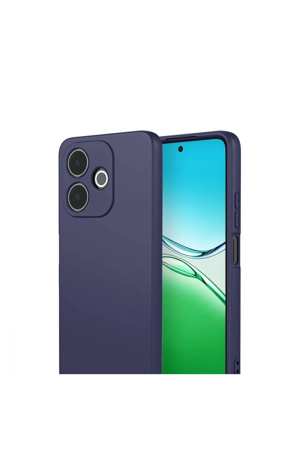 Oppo A5 Pro 4g First Silikon - Lacivert