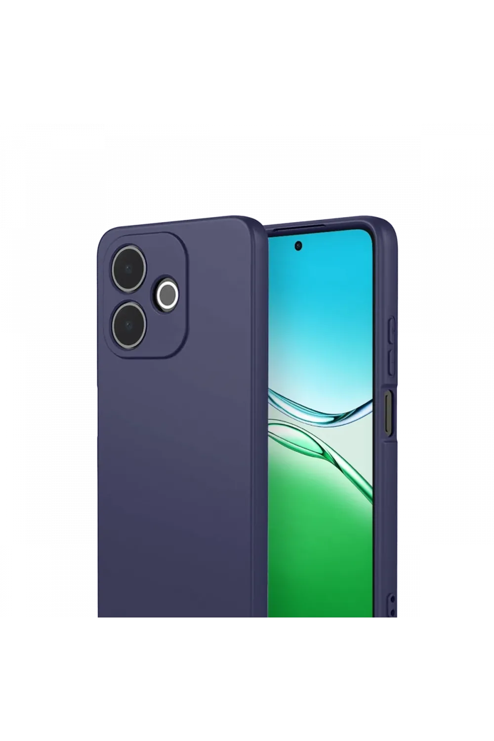 Oppo A5 Pro 4G First Silikon - Lacivert