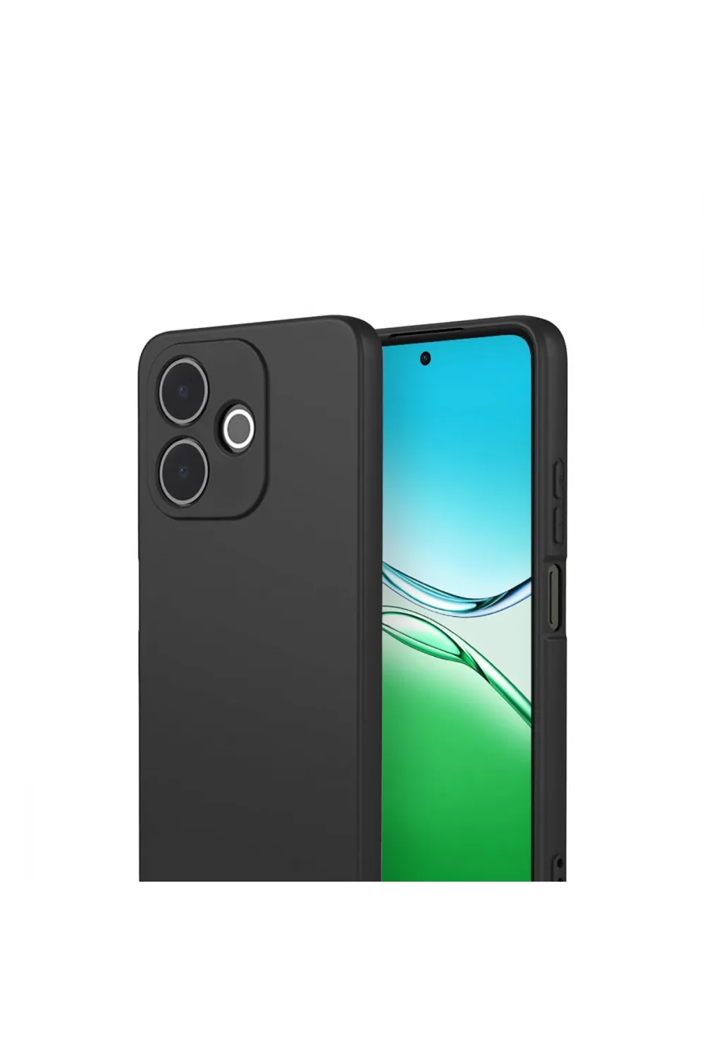 Oppo A5 Pro 4g First Silikon - Siyah
