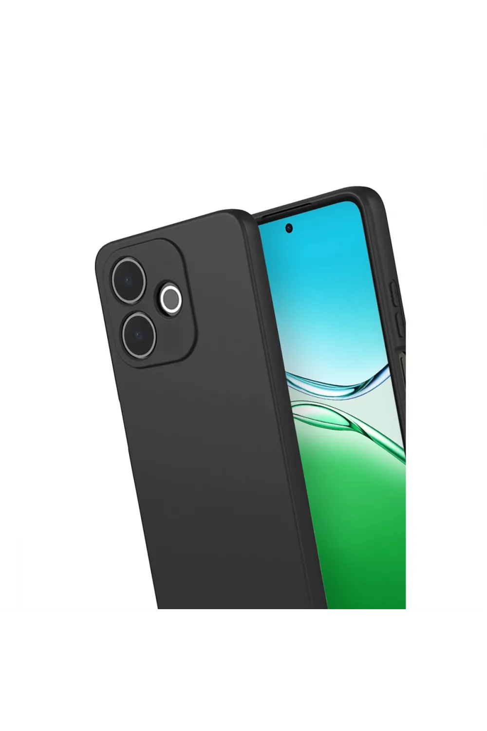 Oppo A5 Pro 4g First Silikon - Siyah