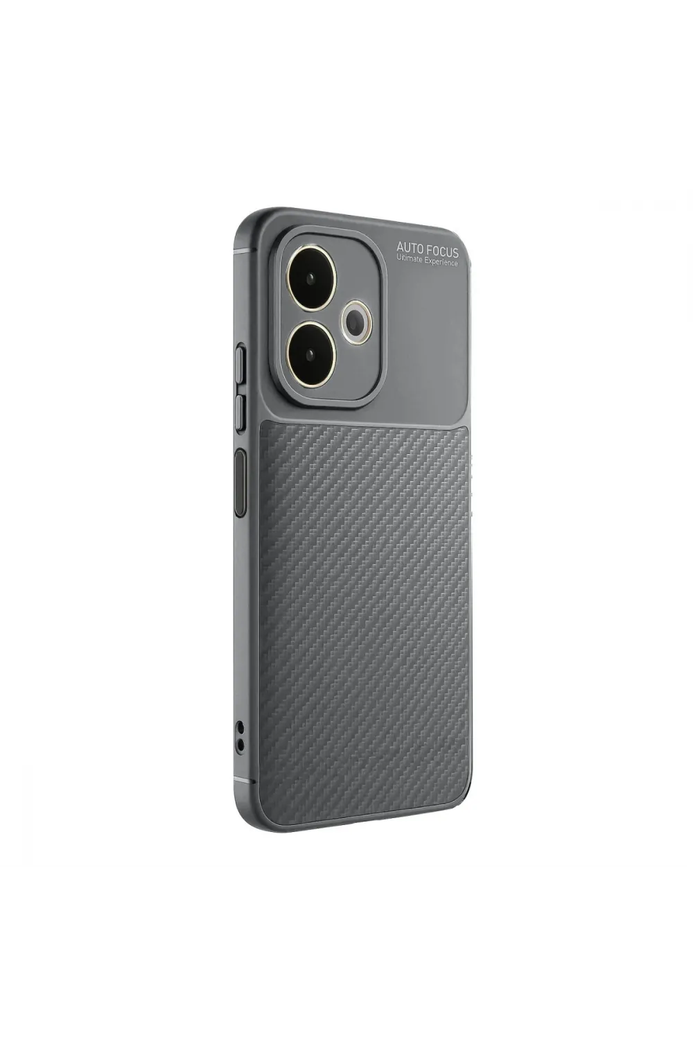 Oppo A5 Pro 4g Kılıf Auto Focus Karbon Kapak - Gri