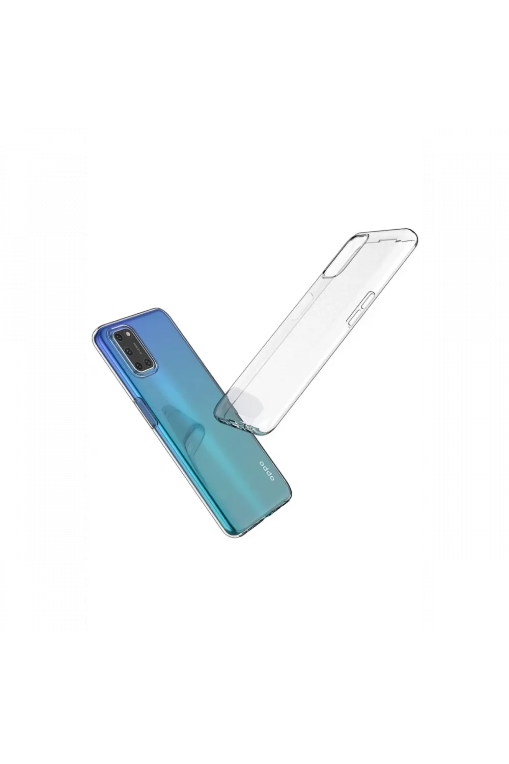 Oppo A52 Kılıf Lüx Şeffaf Silikon