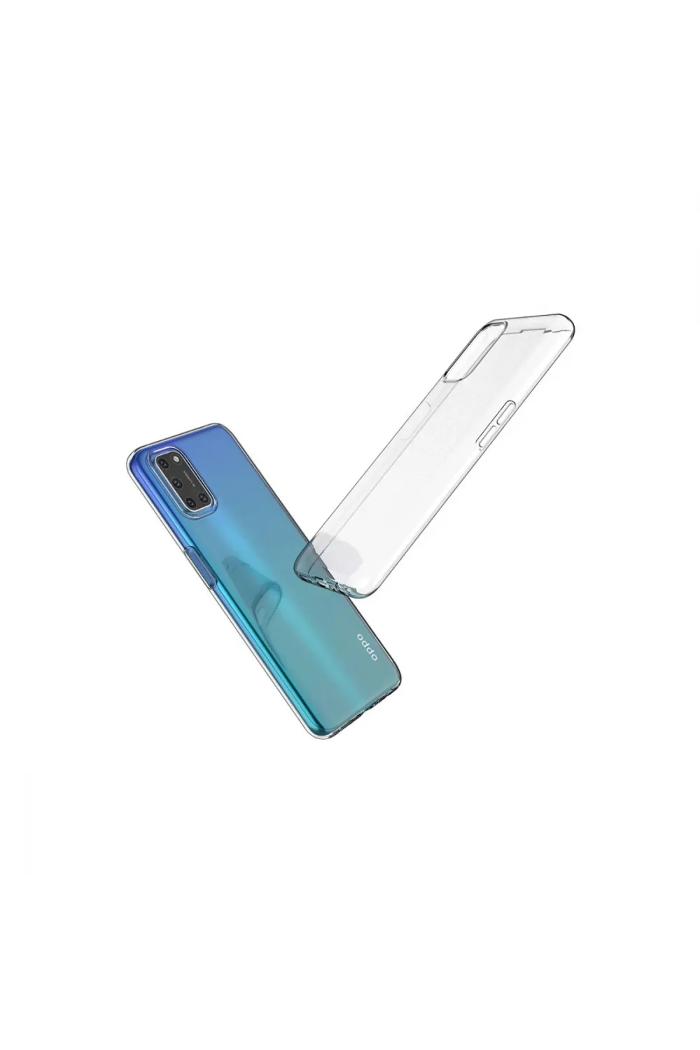 Oppo A52 Kılıf Lüx Şeffaf Silikon