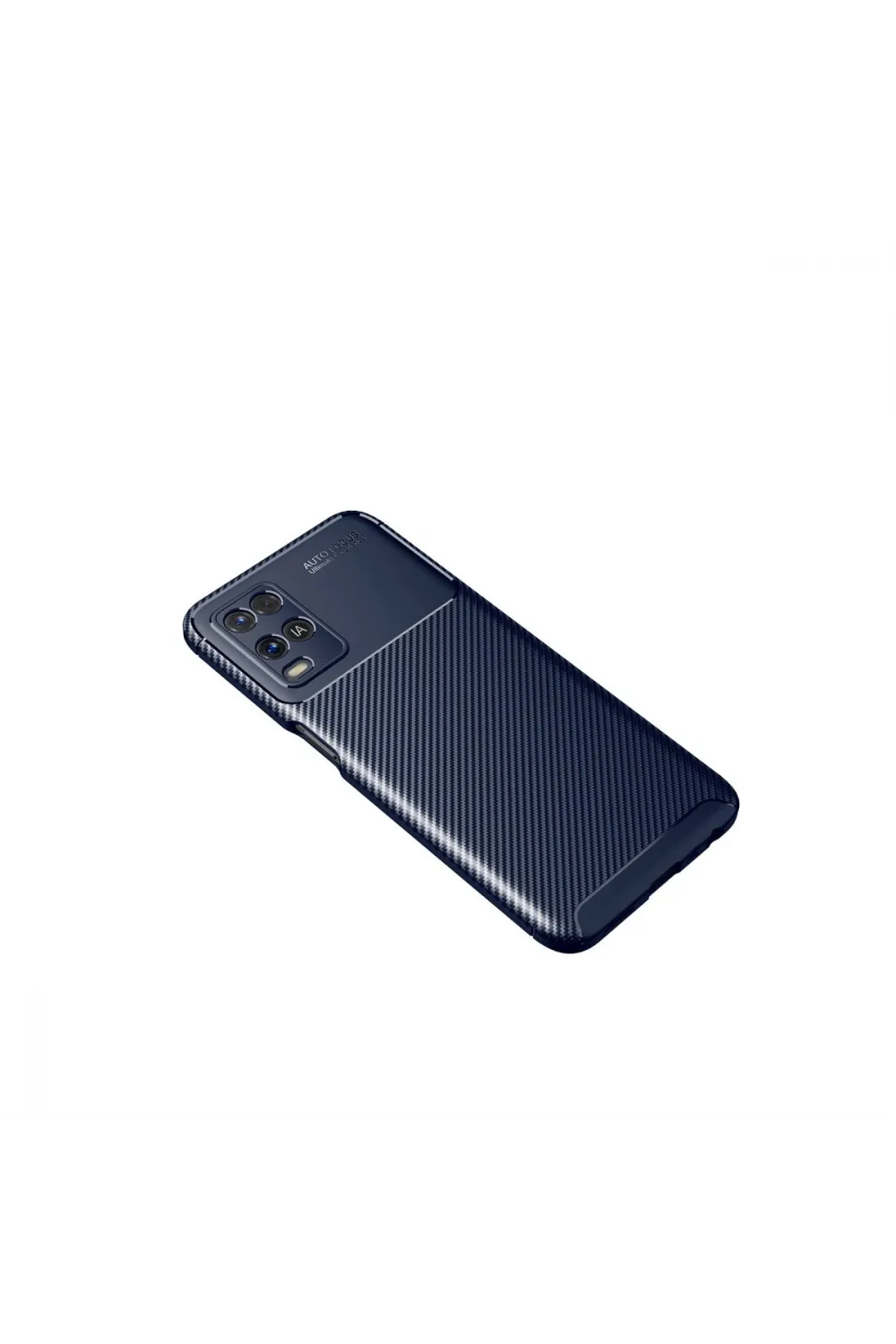 Oppo A54 4g Kılıf Auto Focus Karbon Kapak - Lacivert