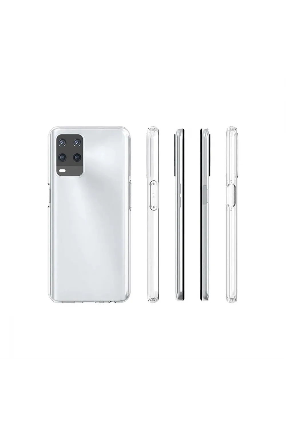 Oppo A54 4g Kılıf Lüx Şeffaf Silikon