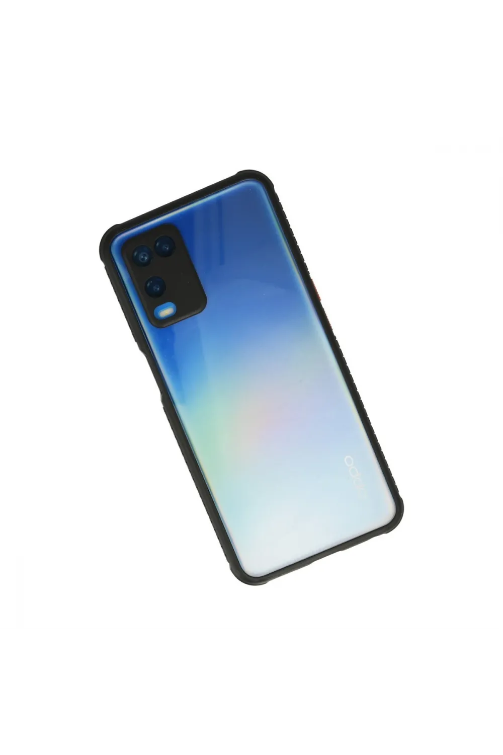 Oppo A54 4g Kılıf Miami Şeffaf Silikon - Siyah