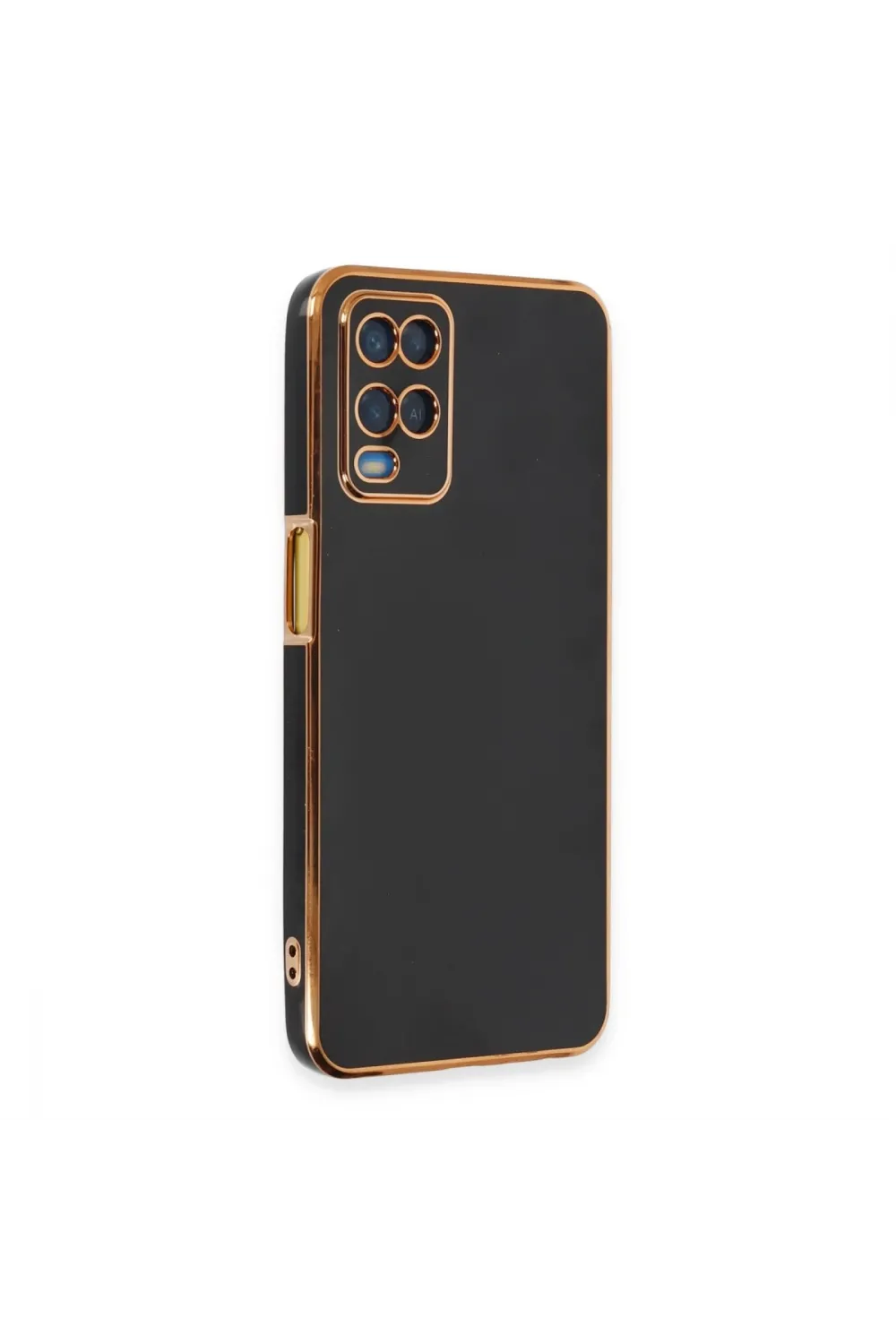 Oppo A54 4g Kılıf Volet Silikon - Siyah
