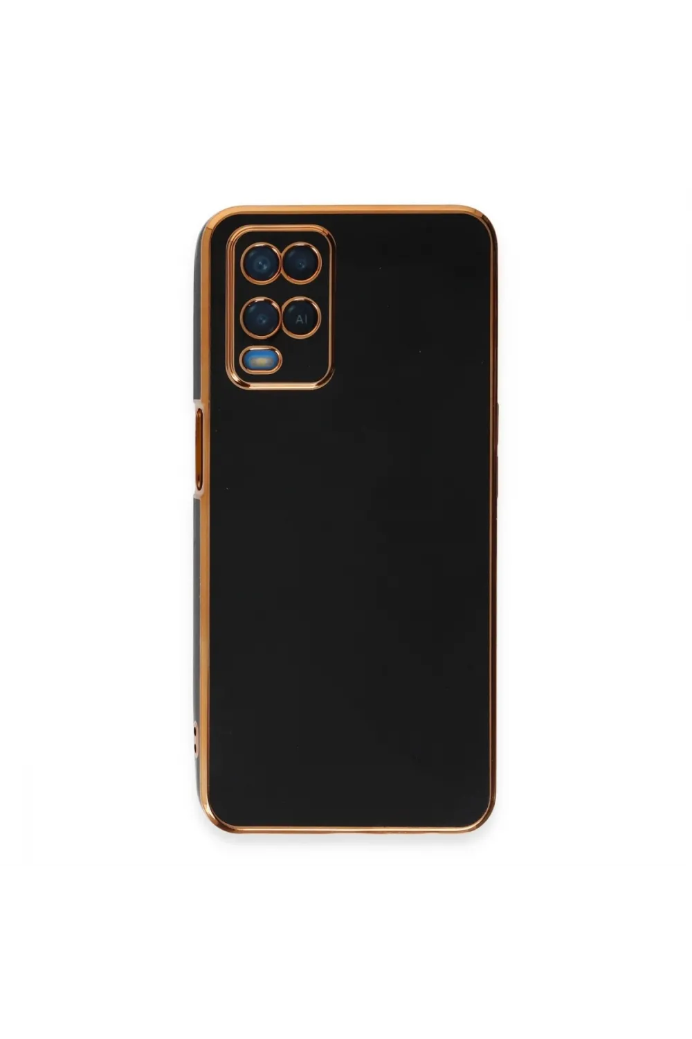 Oppo A54 4g Kılıf Volet Silikon - Siyah