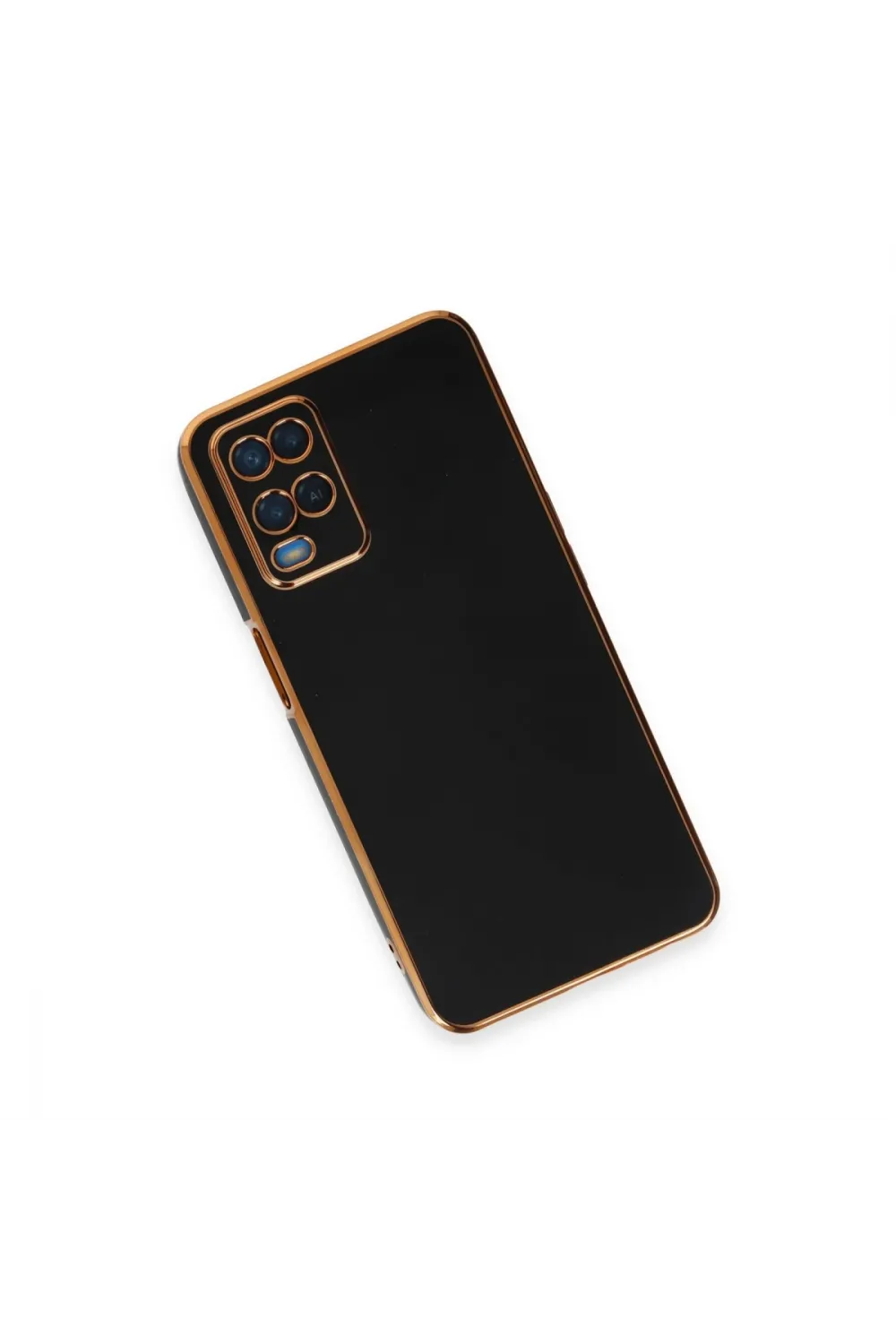 Oppo A54 4g Kılıf Volet Silikon - Siyah