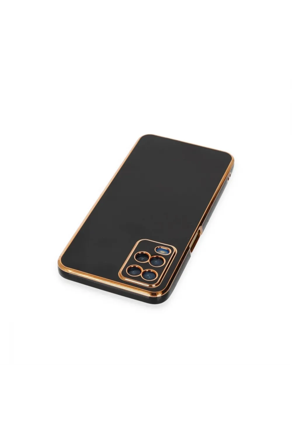 Oppo A54 4g Kılıf Volet Silikon - Siyah